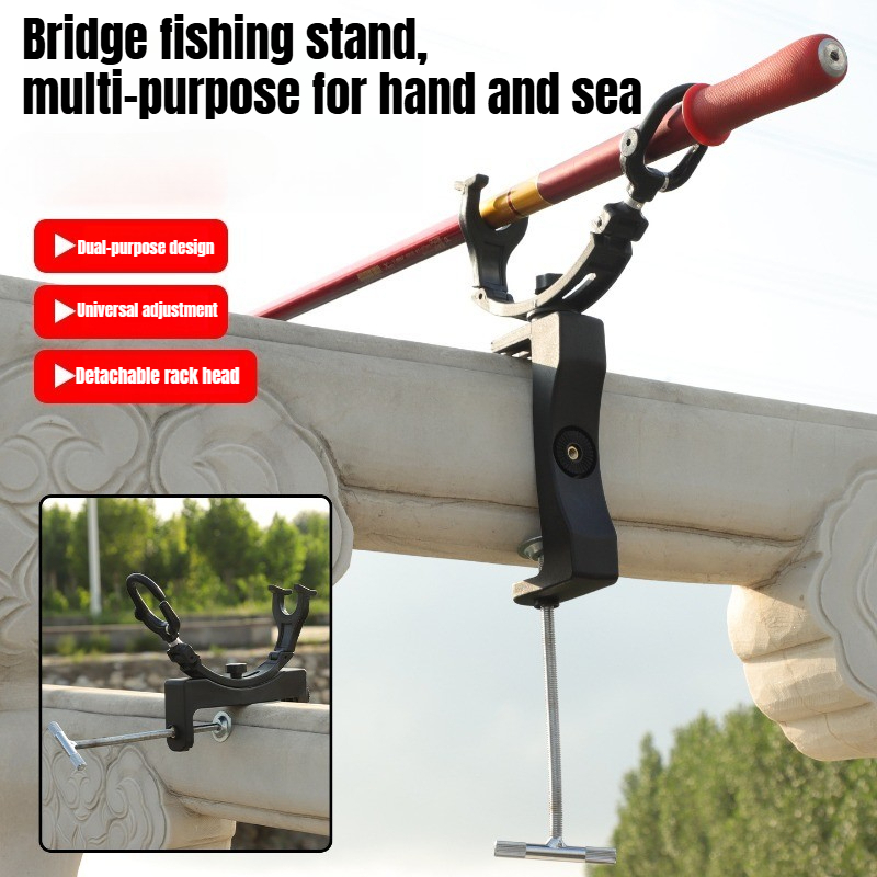 Fishing Kayak Rod Holder - 360 ° Soporte Giratorio Ajustable de