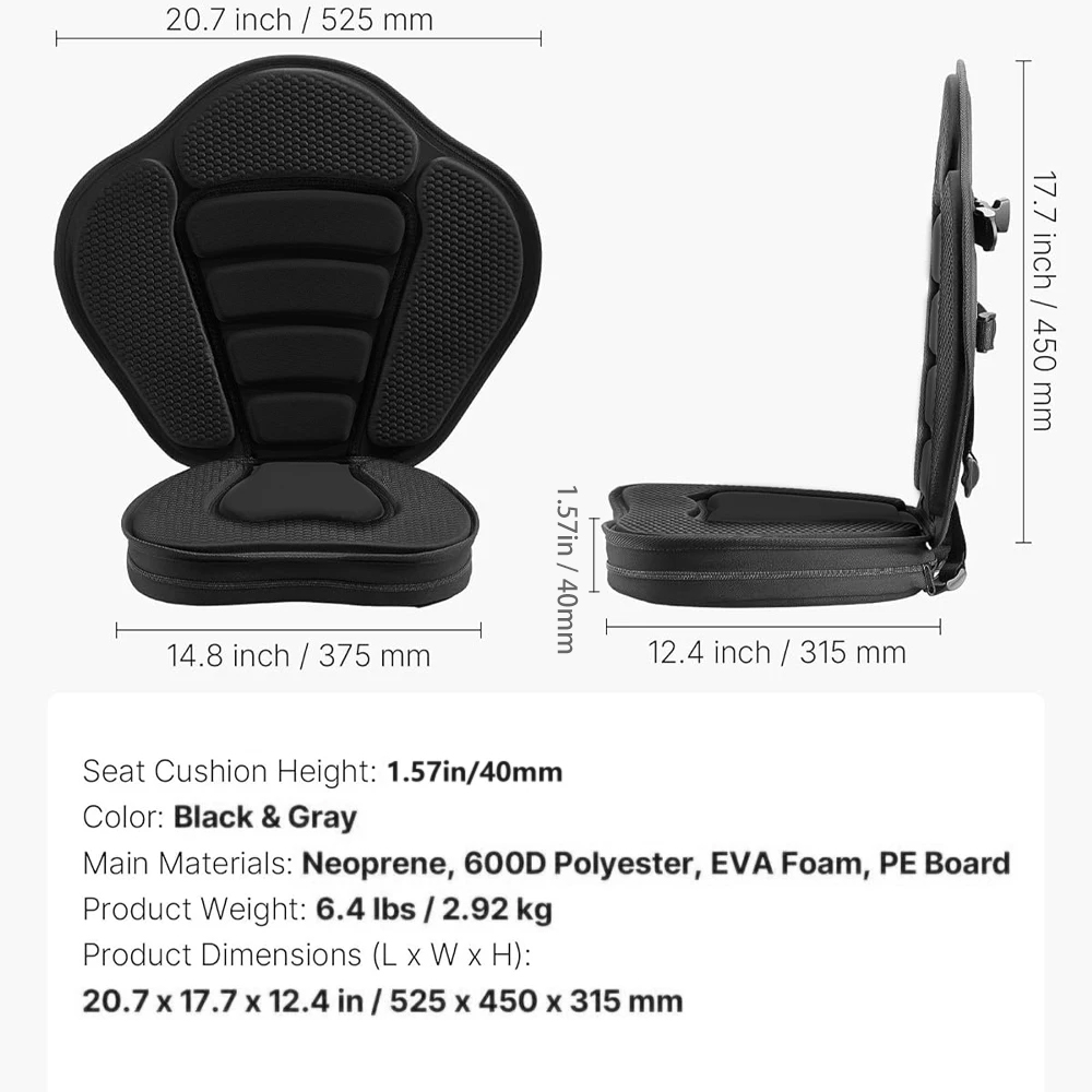 Asiento para Kayak, Accesorios - Fishing Kayak Crate reseña y precio