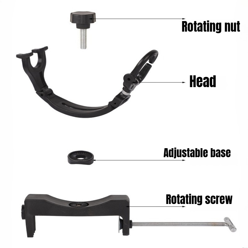 360 °   Soporte Giratorio Ajus - Fishing Kayak Rod Holder reseña y precio
